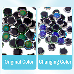 40шт 5 цвета двухцветные стеклянные бусины GLAA-TA0003-38