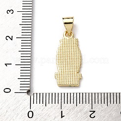 Латунь эмаль подвески&nbsp;LS-FIND-I054-01E-G