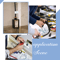 Зажимы для прокладки кабеля из пружинной стали AJEW-WH0248-175