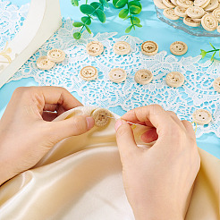 200 шт. деревянные пуговицы 8 стилей&nbsp;BUTT-TA0001-34