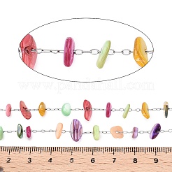 Цепочки из ракушек ручной работы&nbsp;CHS-T006-14P-A