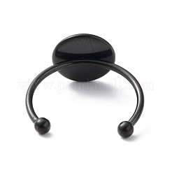 Composants de bague de manchette ouverte en acier inoxydable 304&nbsp;LS-RJEW-WH0011-07C-EB
