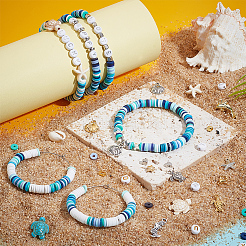 DIY-Schmuckherstellungssets im Ozean-Stil&nbsp;DIY-PH0023-80