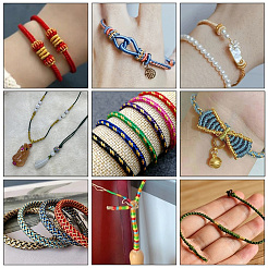 20 рулон круглой полиэстеровой нити 20 цветов OCOR-PH0002-64A