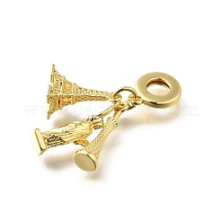 Латунная эйфелева башня статуя свободы европейские подвески KK-Q066-03G