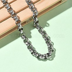 7 mm Rolo-Ketten aus Edelstahl 304 für Damen und Herren&nbsp;NJEW-Z115-01P