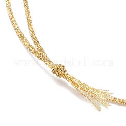 Изготовление браслета из плетеного шнура из полиэстера&nbsp;AJEW-JB01375-01