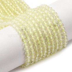 Естественный лимонный кварц нитей бисера G-B142-A03-3mm