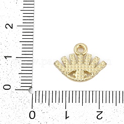 Подвески из сплава с микропаве из стразов&nbsp;FIND-K020-04G