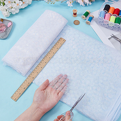 Полиэфирная ткань с цветочным узором DIY-WH0678-104A