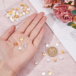 100шт 2 цвета латунные подвески&nbsp;KK-FH0007-29A