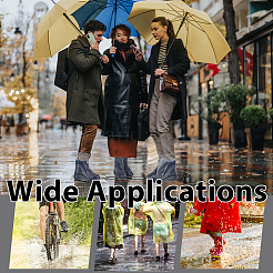 Пластиковые одноразовые водонепроницаемые бахилы AJEW-WH0678-47