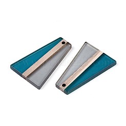 Прозрачные подвески из смолы и дерева RESI-T057-61A