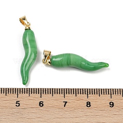 Лэмпворк ручной работы с латунными подвесками KK-Q095-02B-02