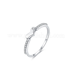 925 перстень из стерлингового серебра с микропаве из кубических цирконий для женщин FS-WGD3007-03
