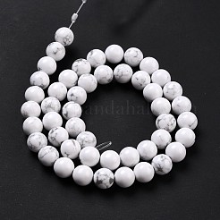 Fili di perline howlite sintetico&nbsp;G-E568-04B