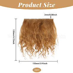 Шерстяные кукольные волосы DIY-WH0622-342A