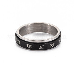 Кольцо на палец с римскими цифрами RJEW-N029-083