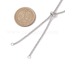 Изготовление ожерелий из нержавеющей стали 304 AJEW-JB01259-02