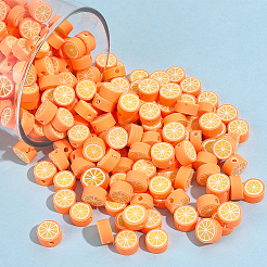 350шт бусины из полимерной глины ручной работы&nbsp;CLAY-PA0001-04