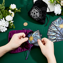 2 шт. 2-х цветные бархатные мешочки для хранения&nbsp;ABAG-FH0001-12