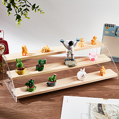 3-ярусные акриловые стойки для фигурок&nbsp;ODIS-WH0027-059D