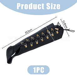 Регулируемые браслеты из искусственной кожи с железными пряжками AJEW-WH0502-43