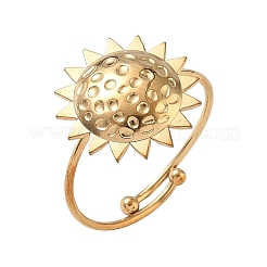 Offene Manschettenringe aus Edelstahl 304 für Damen&nbsp;SA-CBAA981-04G