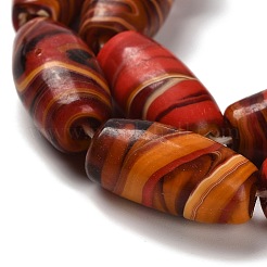 Бусы лэмпворк ручной работы LAMP-C016-02A