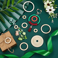 200 шт. 5 вида деревянных фигурок WOOD-SP0001-18