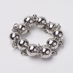 Латунные магнитные застежки с петлями KK-MC021-N-NF