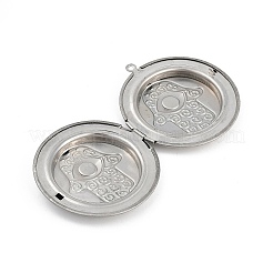Подвески-медальоны из нержавеющей стали 304 STAS-M090-04P