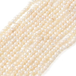 Нити из натурального культивированного пресноводного жемчуга&nbsp;PEAR-L034-14B