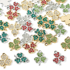 32 stücke 8 stile legierung strass anhänger&nbsp;ALRI-TA0001-45