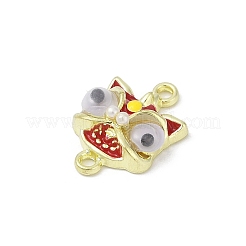 Подвески-коннекторы в виде головы льва из эмали&nbsp;PALLOY-R151-26G