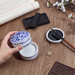 5 шт. фарфоровая подставка для кистей OFST-WH0816-009