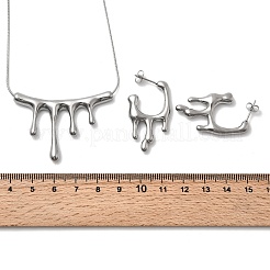 Комплекты украшений из нержавеющей стали 304 SJEW-P007-01P