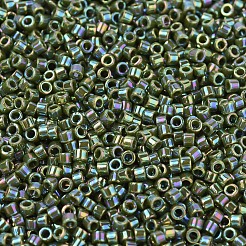 MIYUKIデリカビーズ  シリンダー  日本製シードビーズ  11/0  （db1575)不透明アボカドab  1.3x1.6mm  穴：0.8mm  約2000PCS /ボトル  10 G /ボトル&nbsp;SEED-JP0008-DB1575