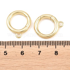 Anillos de puerta de resorte de latón&nbsp;KK-P353-16G