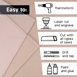 Акриловая прозрачная нажимная пластина OACR-WH0003-06C