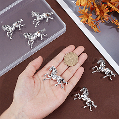 6шт брошь в виде лошади из сплава&nbsp;JEWB-PH0001-54AS