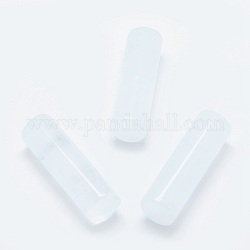 Perline di cristallo di quarzo naturale, perline non forate / Senza Buco, colonna, 35x11mm