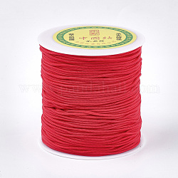 Hilo de nylon, rojo, 1.5mm, alrededor de 120.29 yarda (110 m) / rollo