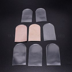Silikon-Verstärkungs-Klebe-Einlegesohlen-Set, du formst dich mit pu-leder, Mischfarbe, 110x56x4 mm, 8 Stück / Set