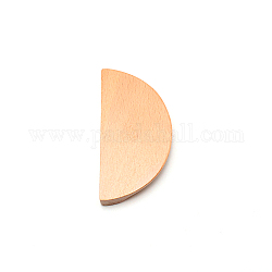 Schubladengriffe aus Holz, Holzkistenzubehör, Fischcremesuppe, 100x52x18.5 mm, Bohrung: 2.8 mm
