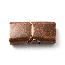 Ионное покрытие (ip) 304 магнитная застежка из нержавеющей стали, прямоугольные, Красная медь, 23x10.5x7 мм, отверстие : 8x4 мм