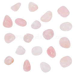 Olycraft Natural Rose Quartz Beads, for Wire Wrapped Pendants Making, No Hole/Undrilled, Nuggets, Tumbled Stone, Vase Filler Gems, 16.5~24x14.5~19x9~16.5mm, 120g/box