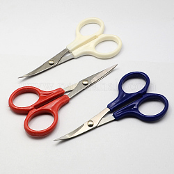 Plastic Handle Stainless Steel Sharp Scissors, Random Single Color, 102x52x7mm