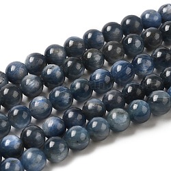 Natürliche kyanit / cyanit / disthen runde perlen stränge, 6 mm, Bohrung: 1 mm, ca. 64 Stk. / Strang, 15.7 Zoll