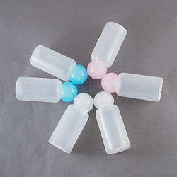 Bouteilles en plastique, contenants de cosmétiques, avec lèvre à vis ronde, couleur mixte, 75x29mm, capacité: 30 ml (1.01 oz liq.)